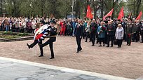 Депутаты приняли участие в торжественном митинге по случаю Дня Победы на Мемориале Славы в Звенигороде