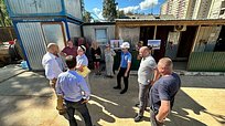 Депутаты проинспектировали ход строительства школы и детского сада в ТУ Новоивановское