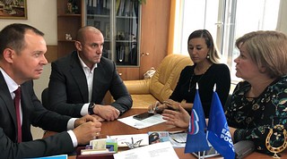 Совещание в присутствии первого заместителя Председателя Правительства Московской областной Думы Лазутиной Л. Е