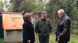 Встреча с жителями в поселке Переделкино