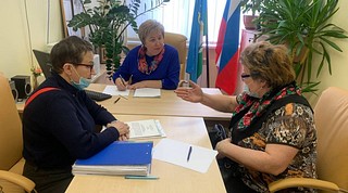 Председатель Совета депутатов на личном приеме граждан
