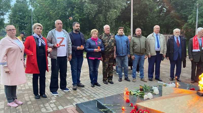 Депутаты приняли участие в акции «Свеча памяти» в г. Одинцово, Депутаты приняли участие в акции «Свеча памяти» в г. Одинцово