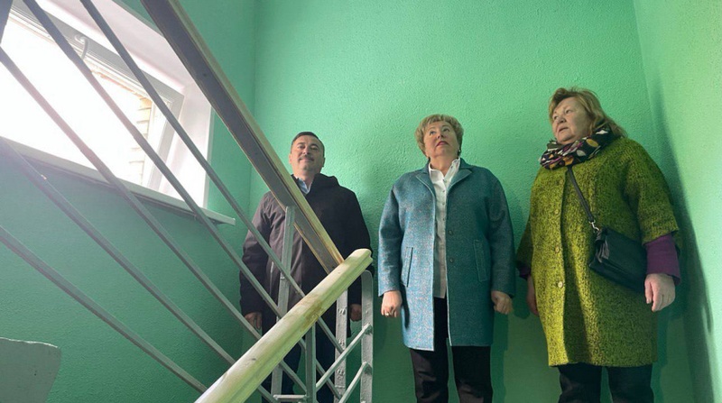 Депутаты проверили ход ремонта в домах Голицыно, Июнь