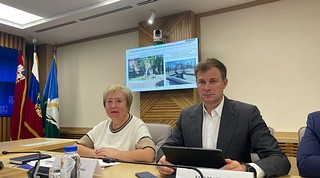 Председатель Совета приняла участие на еженедельном совещании Главы округа