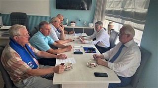 25 августа депутаты Совета депутатов Одинцовского городского округа Татьяна Одинцова, Александр Гусев, Михаил Солнцев, Вячеслав Киреев, Олег Цуцков и Владимир Семин провели совещание по проблемным вопросам