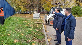 Участники контрольного мероприятия посетили пешеходные тропы, ведущие от дома № 9 на Молодежной улице до детского сада № 54 и Одинцовской гимназии № 13