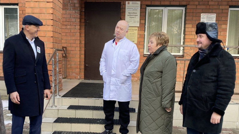 Рабочий визит депутатов в поселке Горки-2, 2022