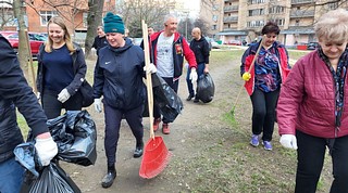 11 апреля депутаты Совета депутатов округа приняли участие в Субботнике