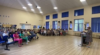 28 июня Председатель окружного Совета депутатов Татьяна Одинцова выступила с отчетом о проделанной работе за 2022 год в актовом зале Одинцовской гимназии № 7 в городе Одинцово и в здании Одинцовского центра эстетического воспитания