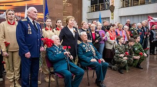Одинцовская делегация дала старт Х эстафеты «Салют Победе!» в городе-герое Москва