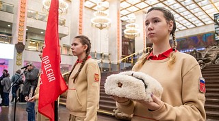 Одинцовская делегация дала старт Х эстафеты «Салют Победе!» в городе-герое Москва