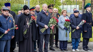 В День Победы, 9 мая, в Одинцовском городском округе прошли праздничные и памятные мероприятия, посвященные 79-ой годовщине Победы в Великой Отечественной войне