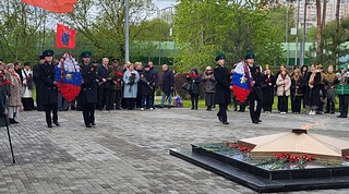 В День Победы, 9 мая, в Одинцовском городском округе прошли праздничные и памятные мероприятия, посвященные 79-ой годовщине Победы в Великой Отечественной войне