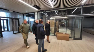 Депутаты проинспектировали ход строительства консультативно-диагностического центра в селе Ромашково