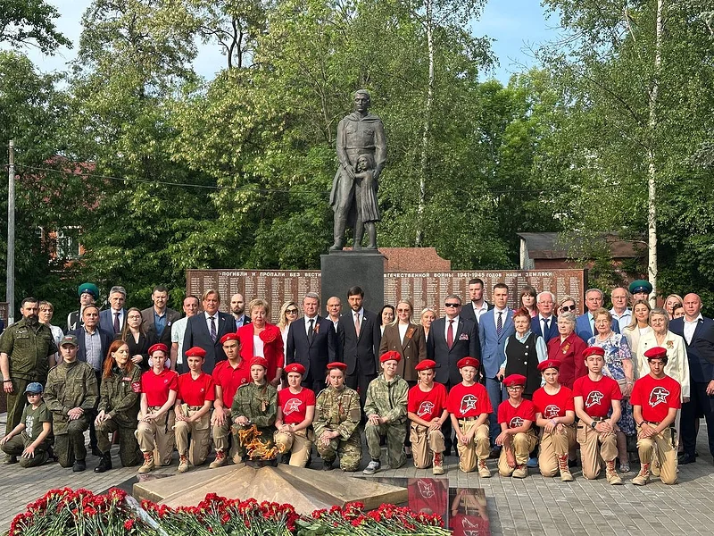 1 1, В Одинцове состоялась передача земли с мест захоронений кузбасских воинов, павших в битве за Москву