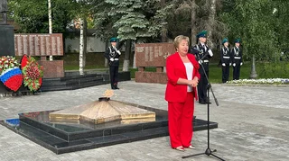 В Одинцове состоялась передача земли с мест захоронений кузбасских воинов, павших в битве за Москву