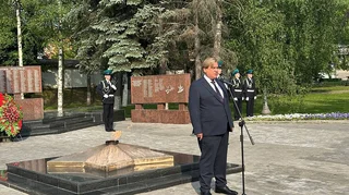 В Одинцове состоялась передача земли с мест захоронений кузбасских воинов, павших в битве за Москву