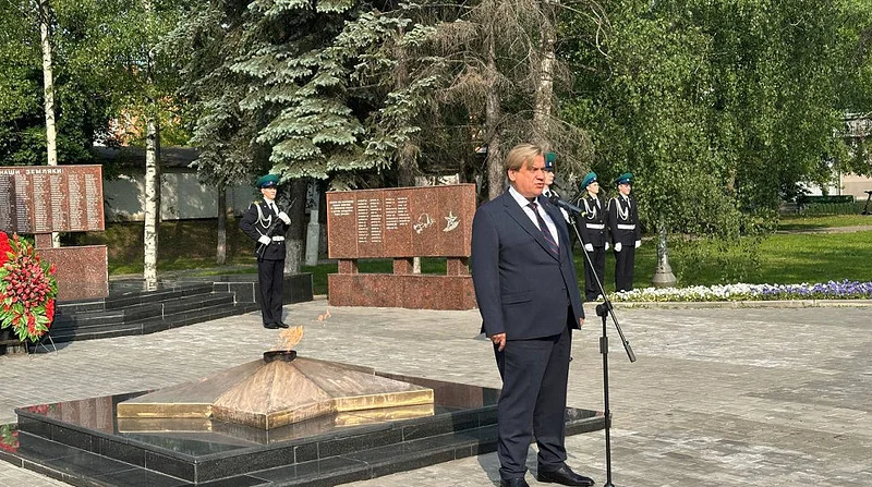 3В Одинцове состоялась передача земли с мест захоронений кузбасских воинов, павших в битве за Москву