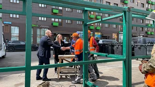 Депутаты Совета депутатов Одинцовского городского округа по поступившим обращениям от местных жителей проверяют ход ремонтных работ по благоустройству в округе